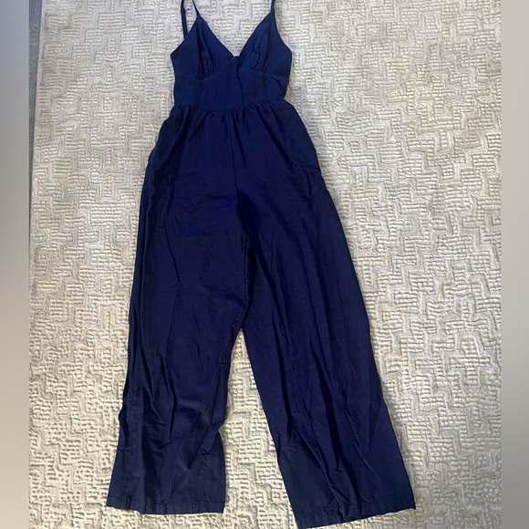 Pants - Women’s Navy Blue Jumpsuit
